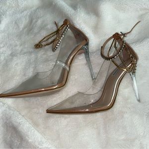 Steve Madden Clear Heels